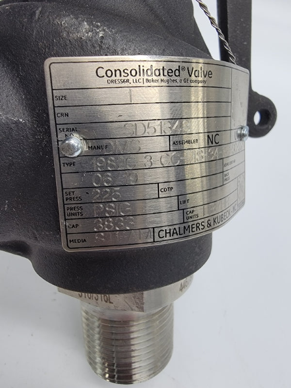CHALMERS&KUBECK 1982C-3-CC-MS-34-SC-SC-S8 225PSI NSNP