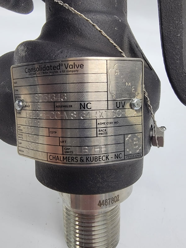 CHALMERS&KUBECK 1982C-3-CC-MS-34-SC-SC-S8 225PSI NSNP