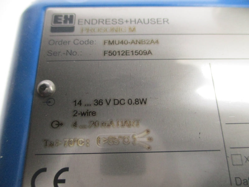 ENDRESS+HAUSER FMU40-ANB2A4 14-36VDC NSMP