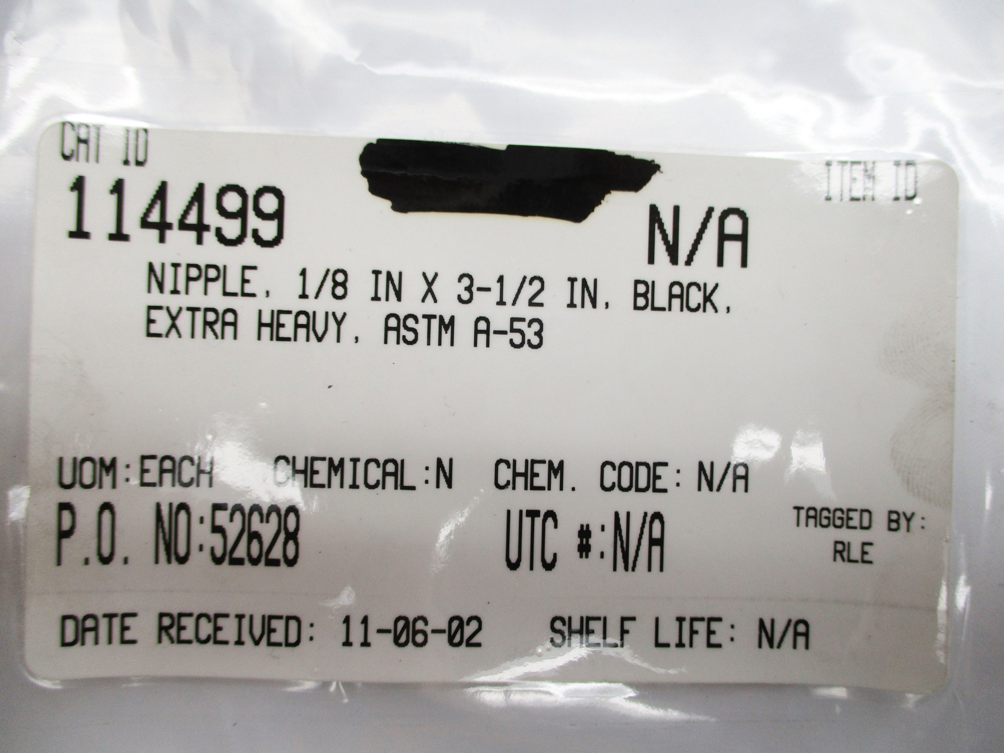 ASTM A-53 1/8" X 3-1/2" NSNP