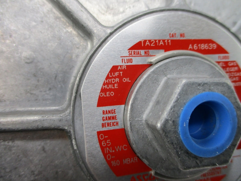 ASCO TA21A11 25PSI 0-65INWC NSNP