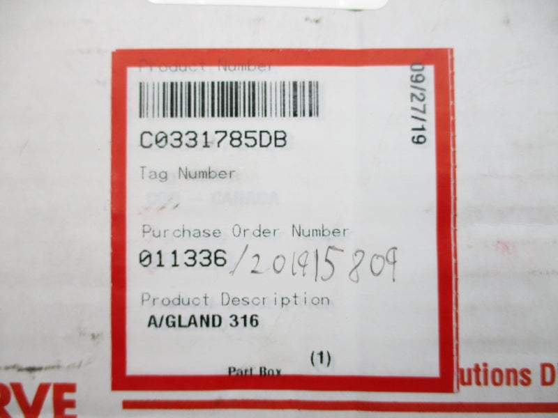 FLOWSERVE C0331785DB NSMP