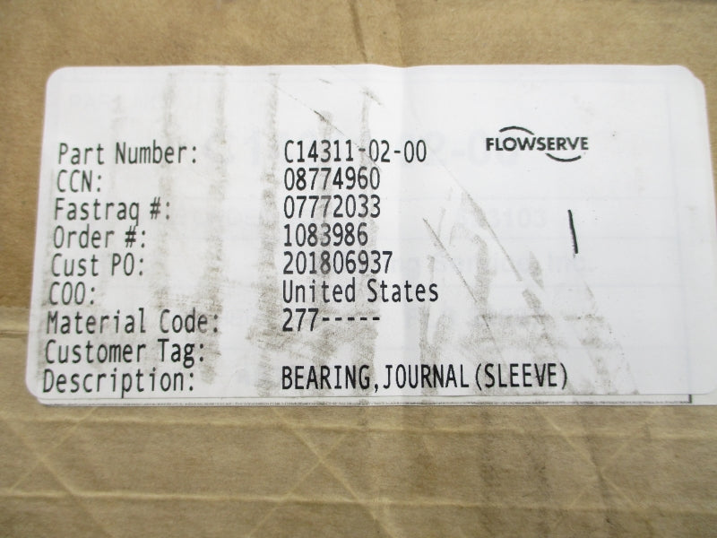 FLOWSERVE C14311-02-00 NSMP