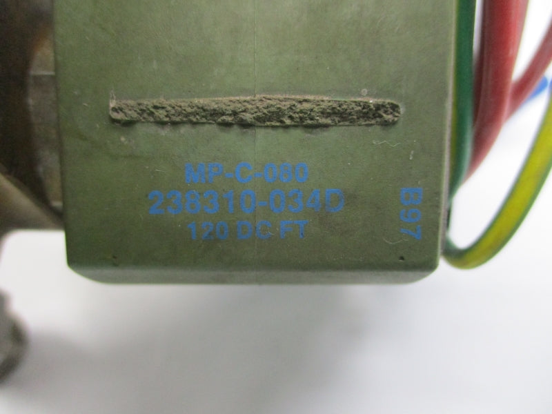 ASCO 8344G80 120VDC 10-125PSI 3/8" UNMP