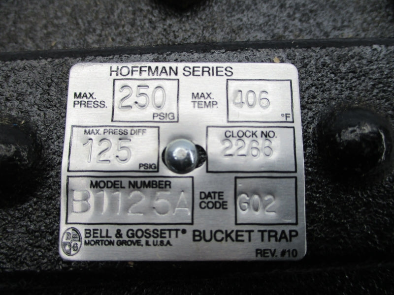 BELL&GOSSETT B1125A-3 404336 250PSI 3/4" NSMP
