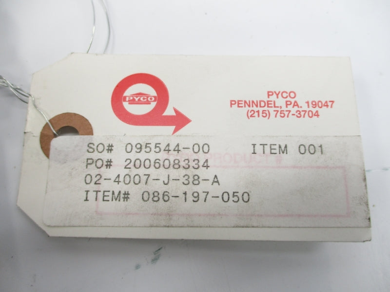 PYCO 02-4007-J-38-A 086-197-050 NSNP