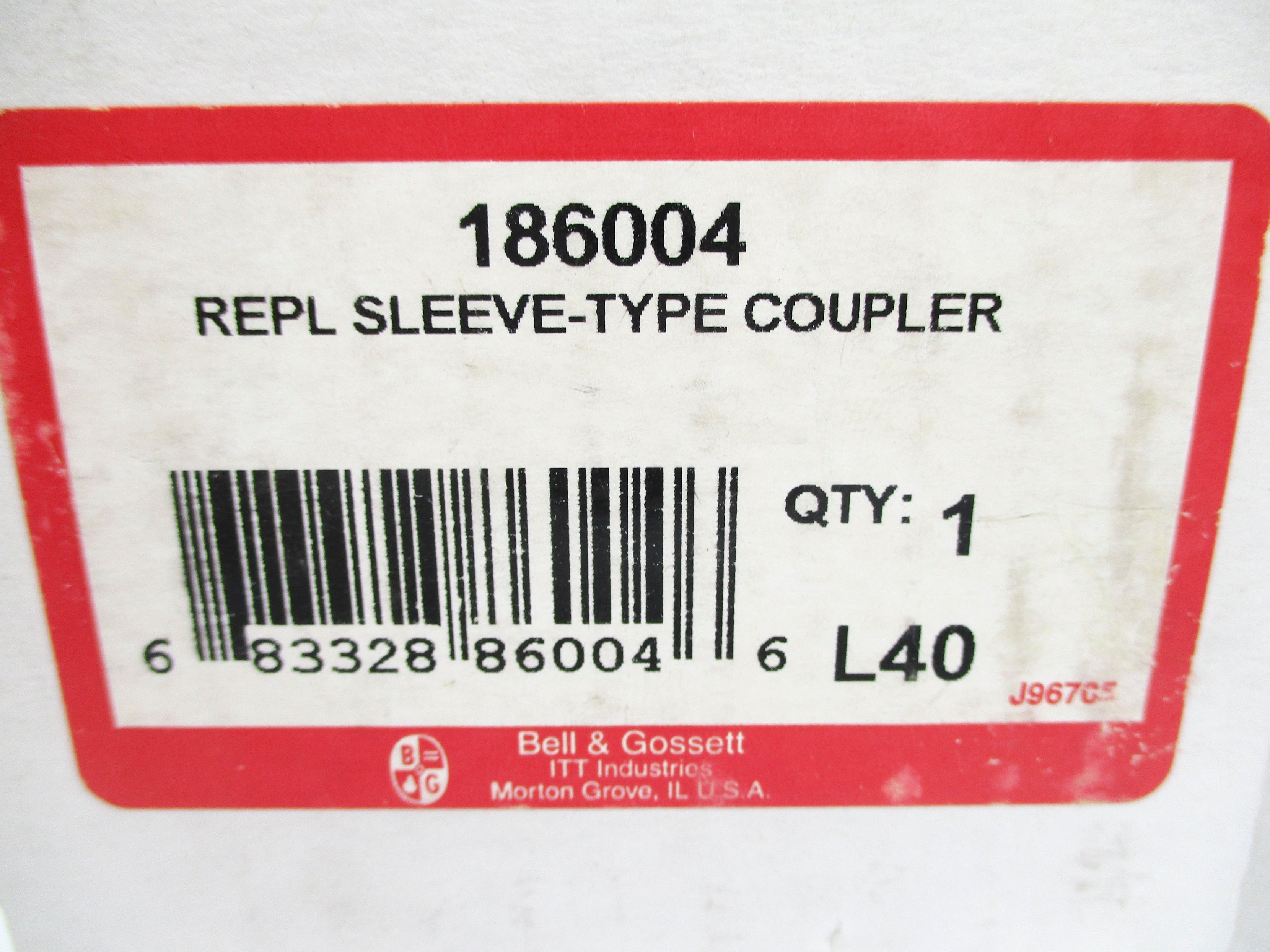 BELL & GOSSETT 186004 NSMP