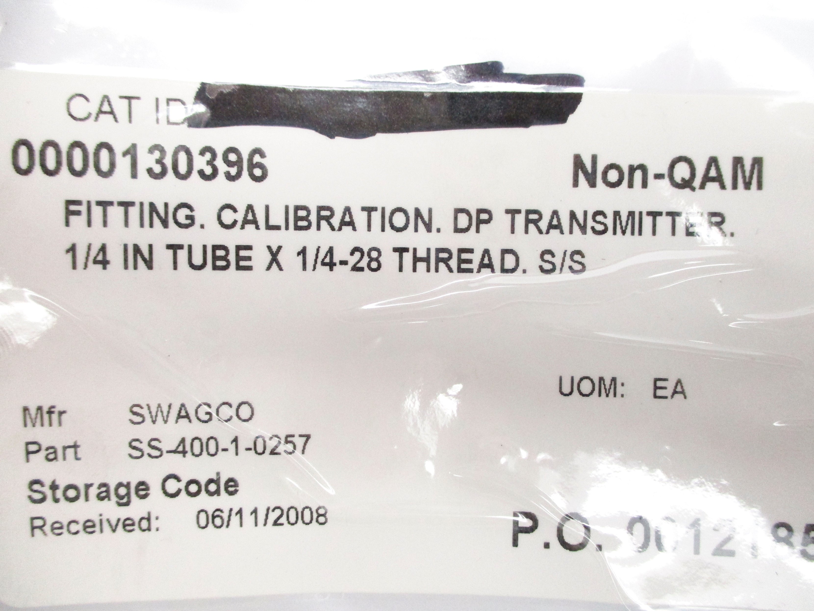 SWAGELOK SS-400-1-0257 NSNP