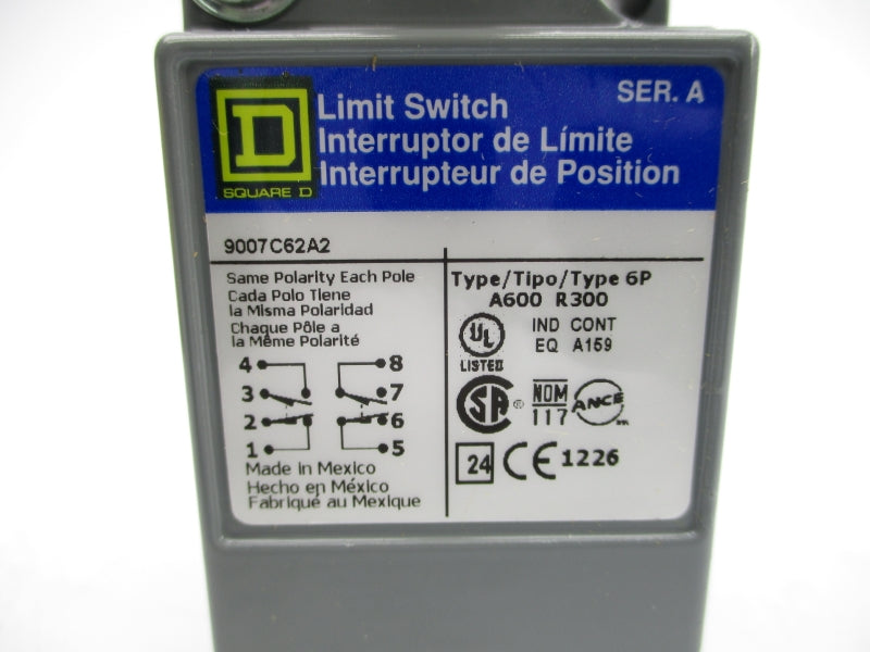SQUARE D 9007C62A2 SER. A NSMP