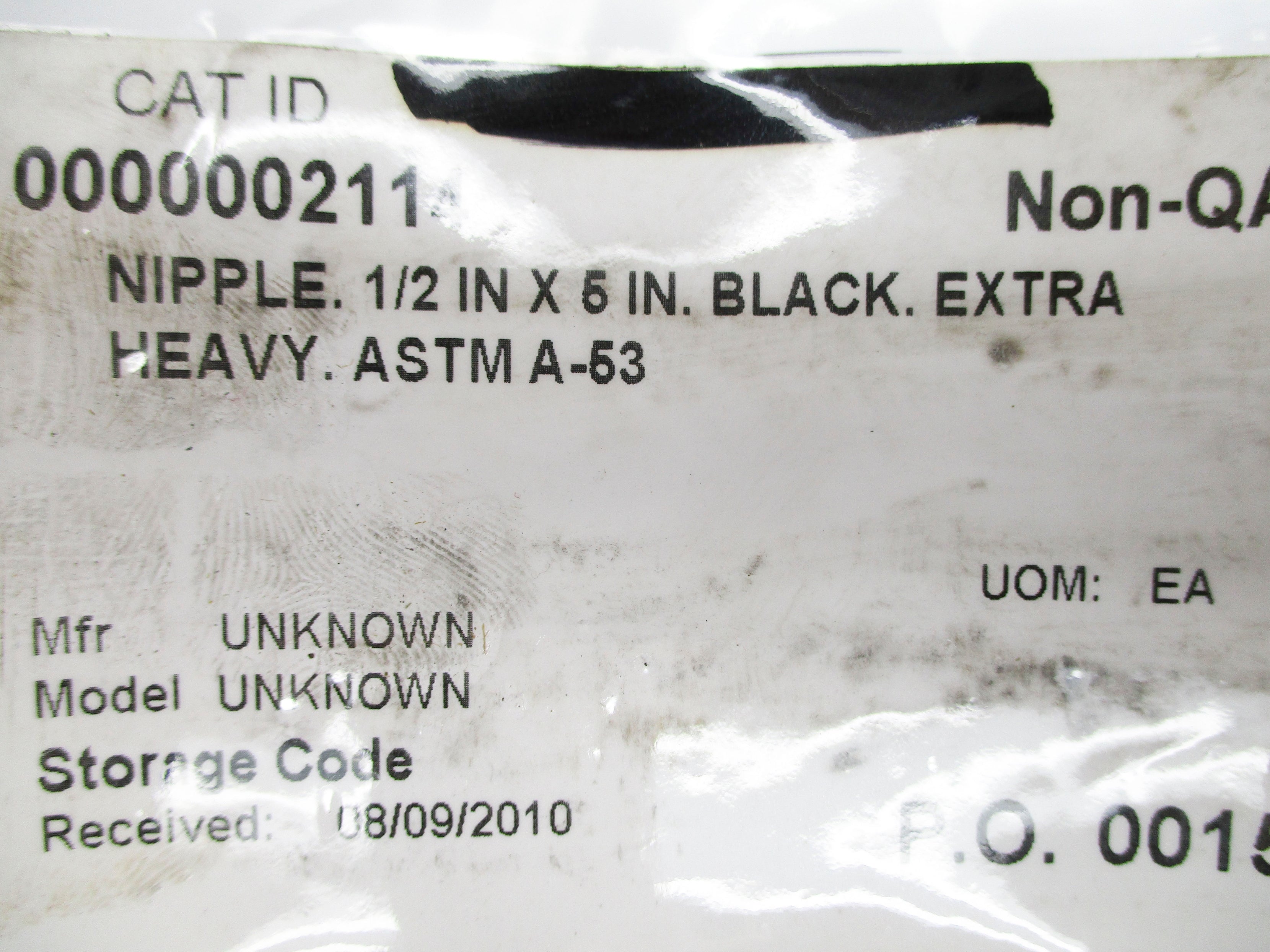 ASTM A-53 1/2" X 5" NSNP