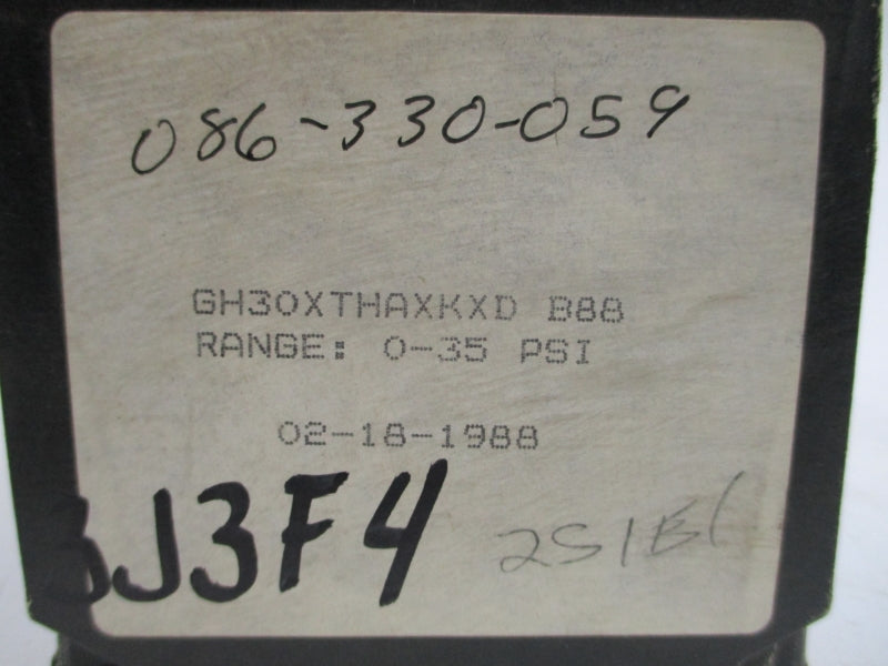 ITT GH30XTHAXKXD 0-35PSI NSMP