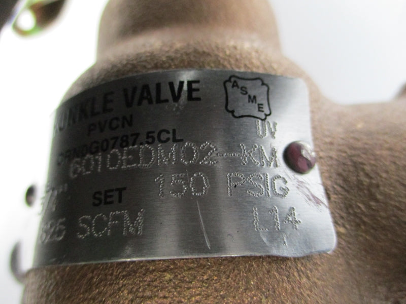 KUNKLE VALVE 6010EDM02-KM 150PSI 3/4" NSNP