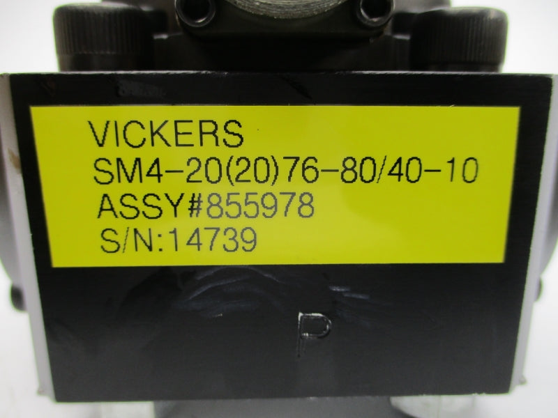 VICKERS SM4-20(20)76-80/40-10 1000PSI NSMP