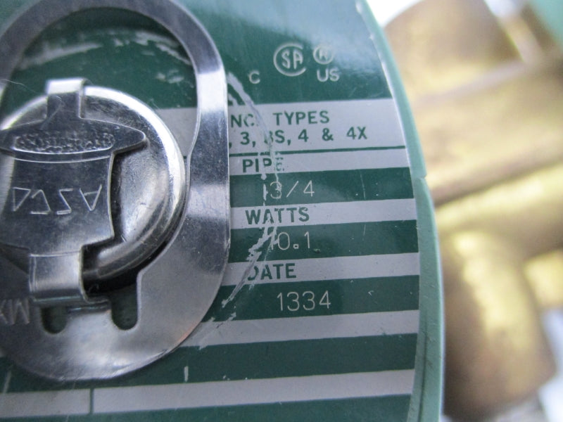 ASCO HT8344G054 110/120V 10-300PSI 3/4" UNMP