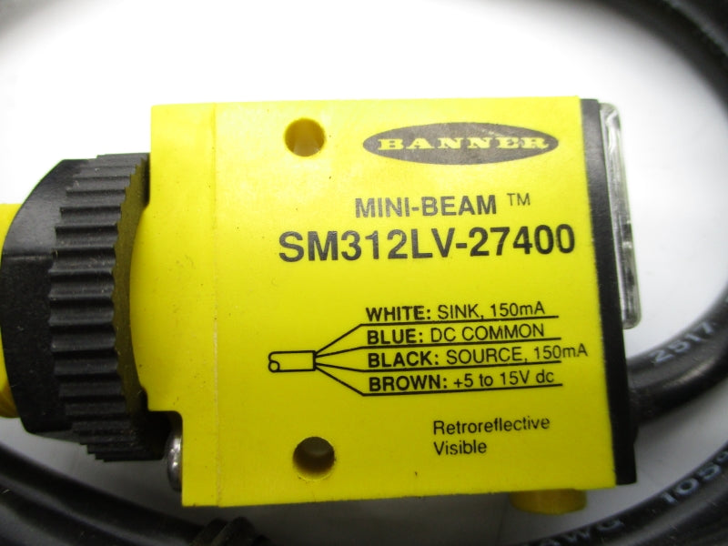 BANNER ENGINEERING SM312LV-27400 5-15VDC NSMP