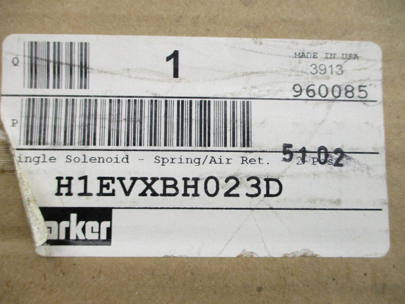 PARKER H1EVXBH023D 120V 145PSI NSMP