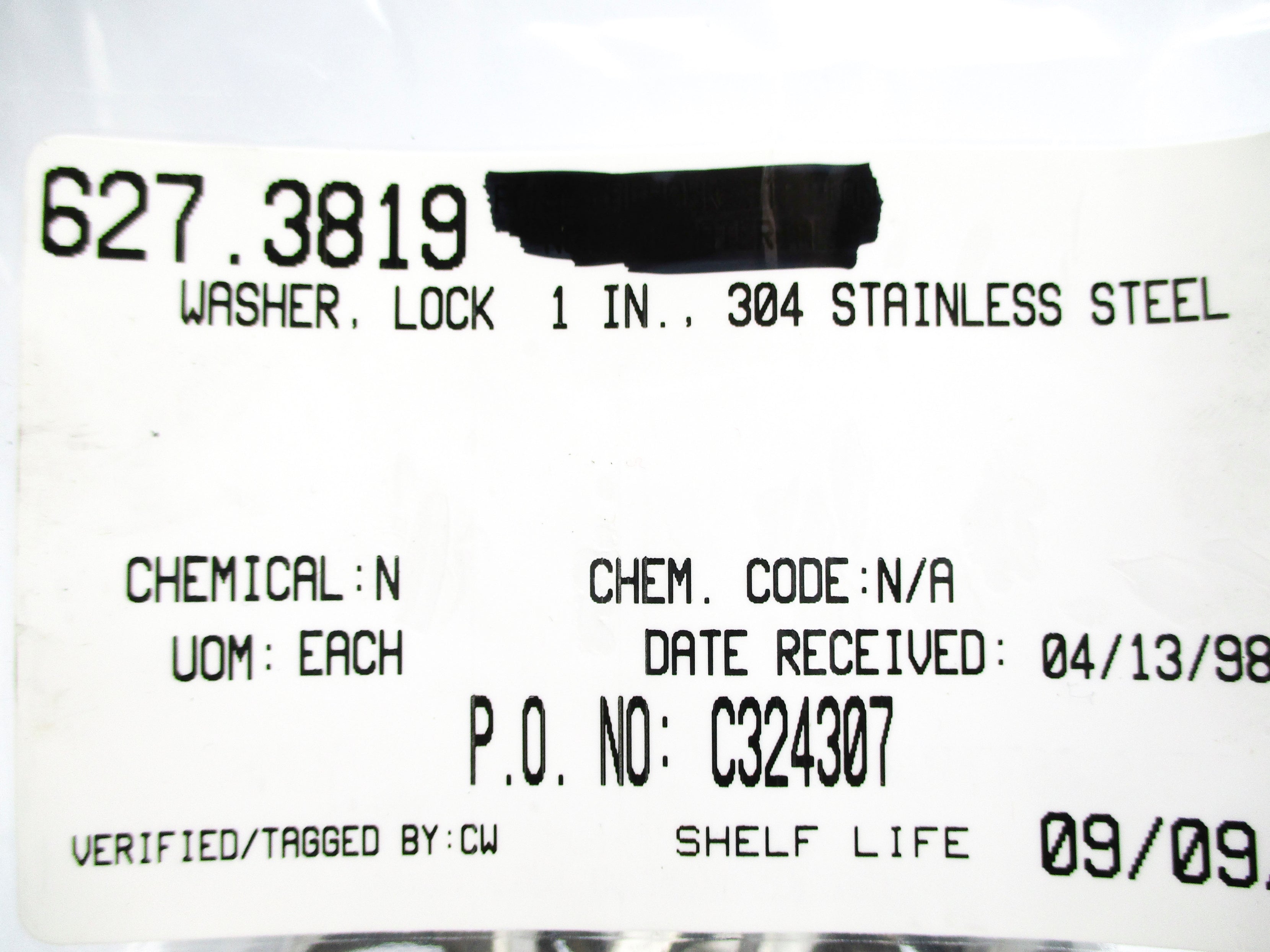 INDUSTRIAL MRO 627-3819 1" NSNP