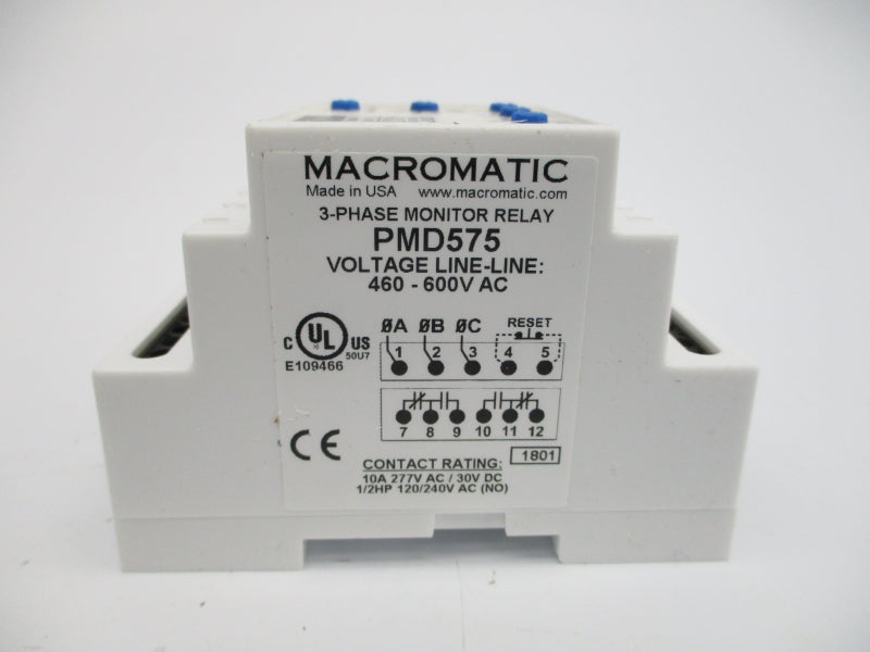 MACROMATIC PMD575 45LU86 460-600VAC 10A NSMP