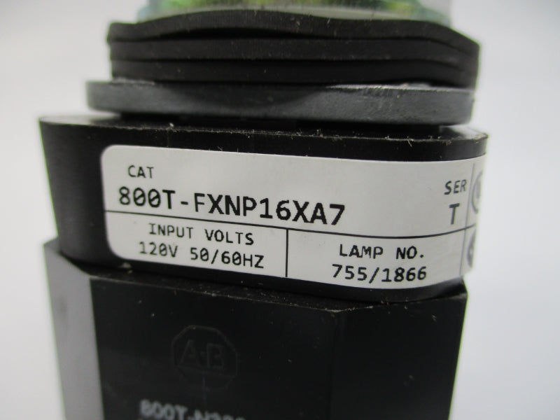 ALLEN BRADLEY 800T-FXNP16XA7 SER. T 120V NSNP