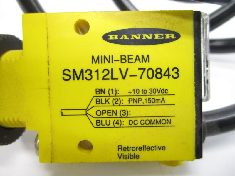 BANNER ENGINEERING SM312LV-70843 10-30VDC NSNP