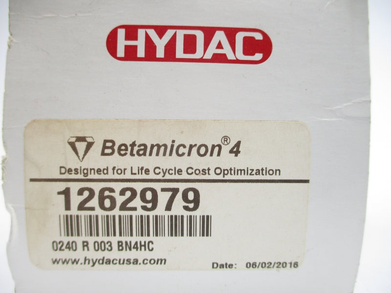 HYDAC 1262979 0240-R-003-BN4HC NSMP