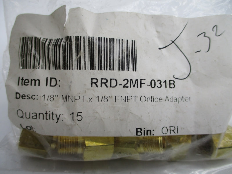 INDUSTRIAL MRO RRD-2MF-031B 1/8" (PKG OF 15) NSMP