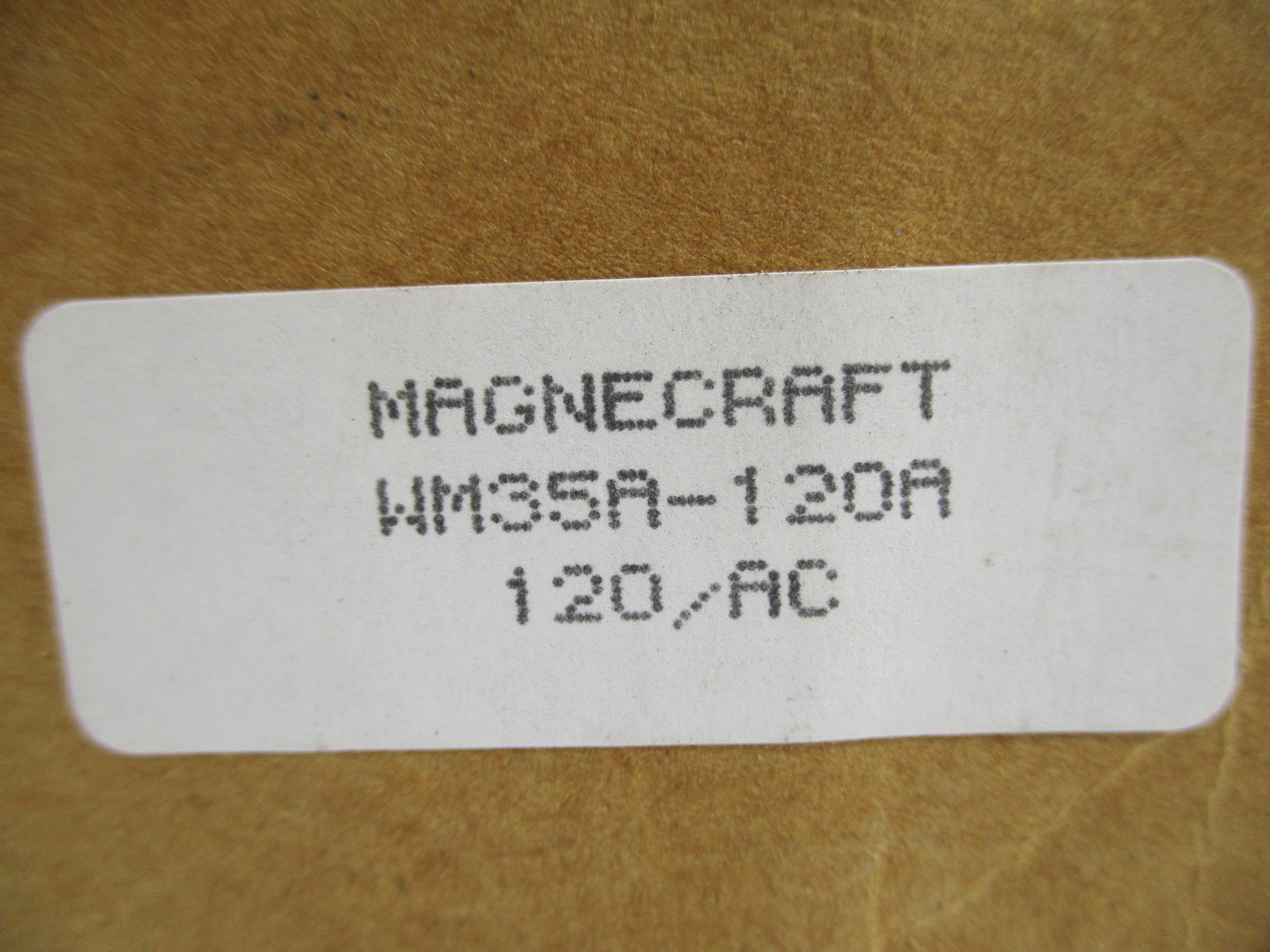 MAGNECRAFT WM35A-120A 120VAC NSMP