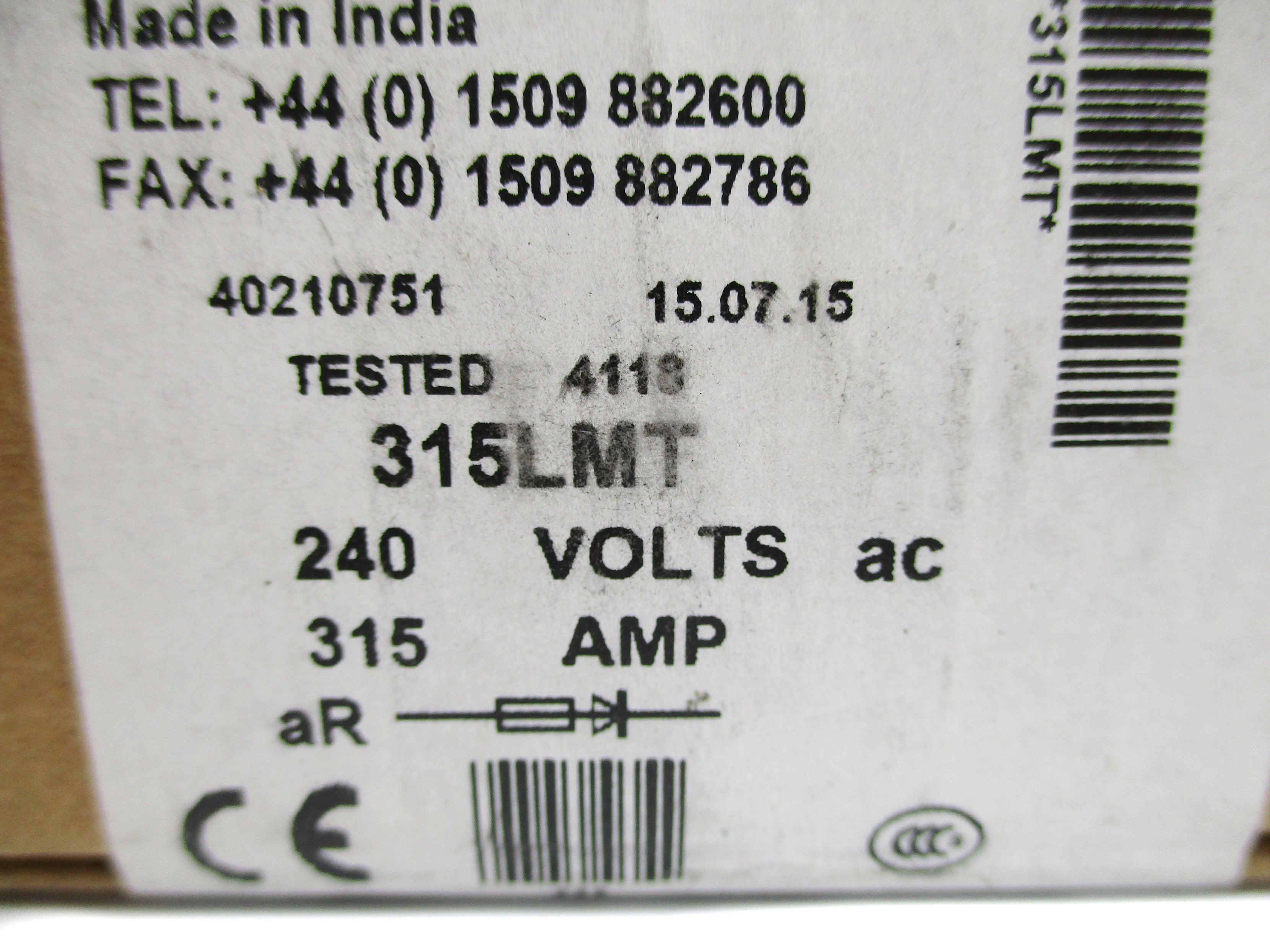 BUSSMANN 315LMT NSFS
