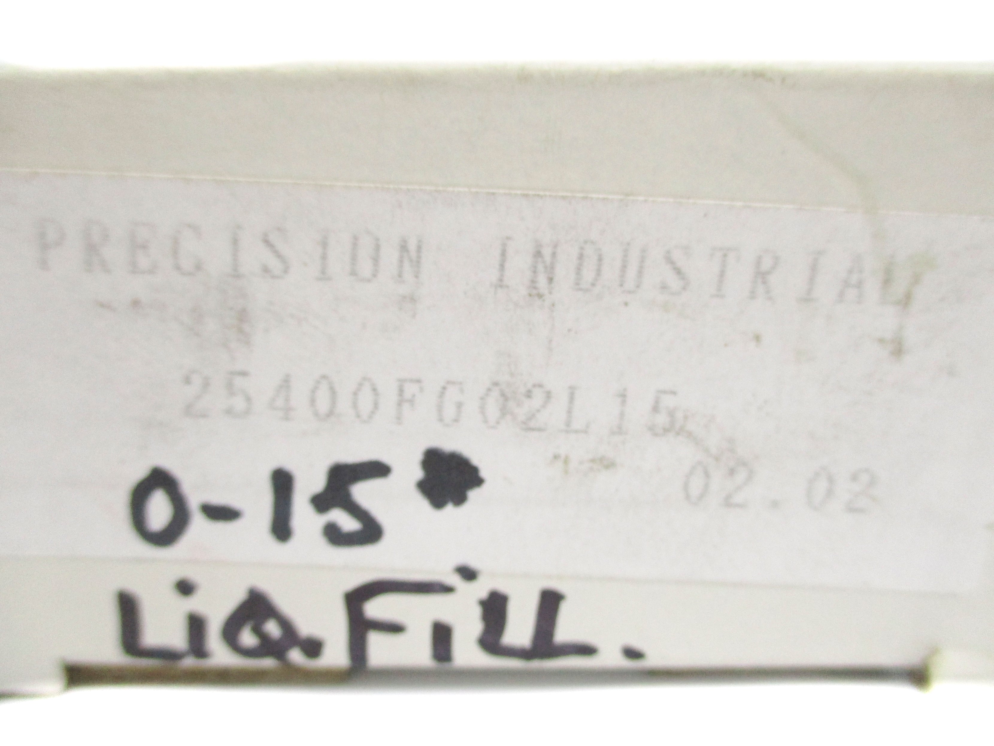 PRECISION 25400FG02L15 0-15PSI NSMP