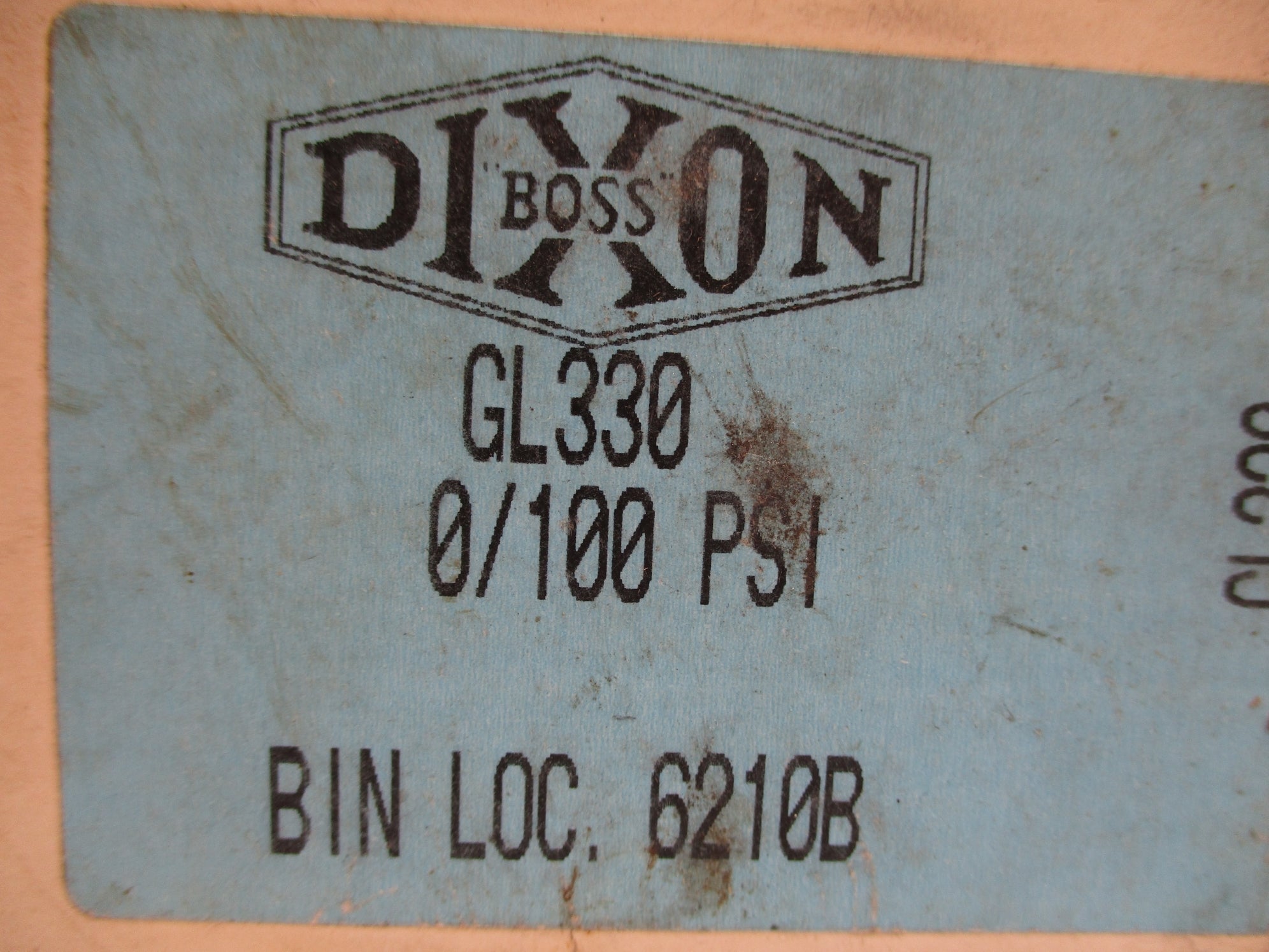 DIXON GL330 0-100PSI NSMP