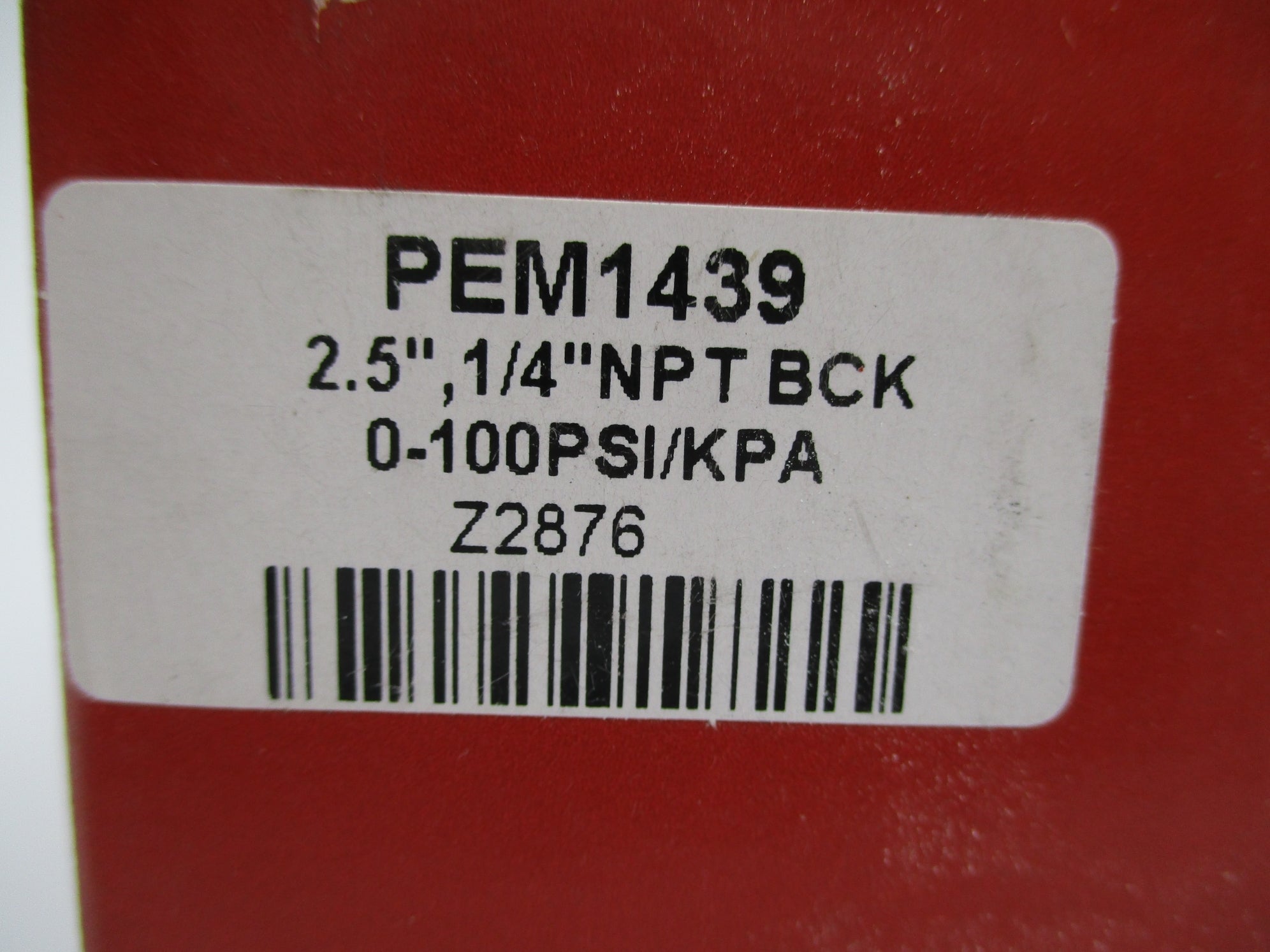 WINTERS PEM1439 0-100PSI NSMP
