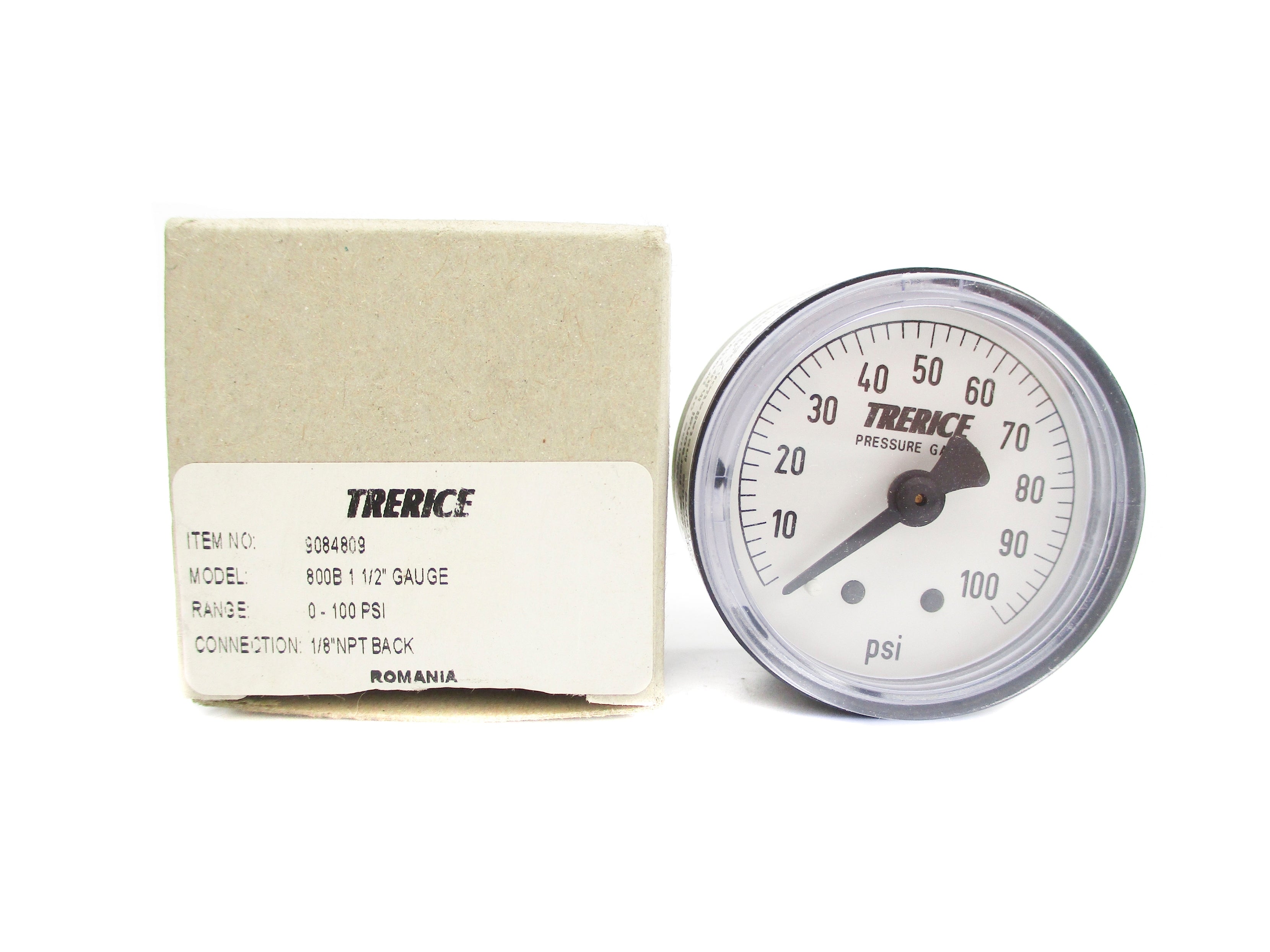 TRERICE 800B-1-1/2 0-100PSI NSMP