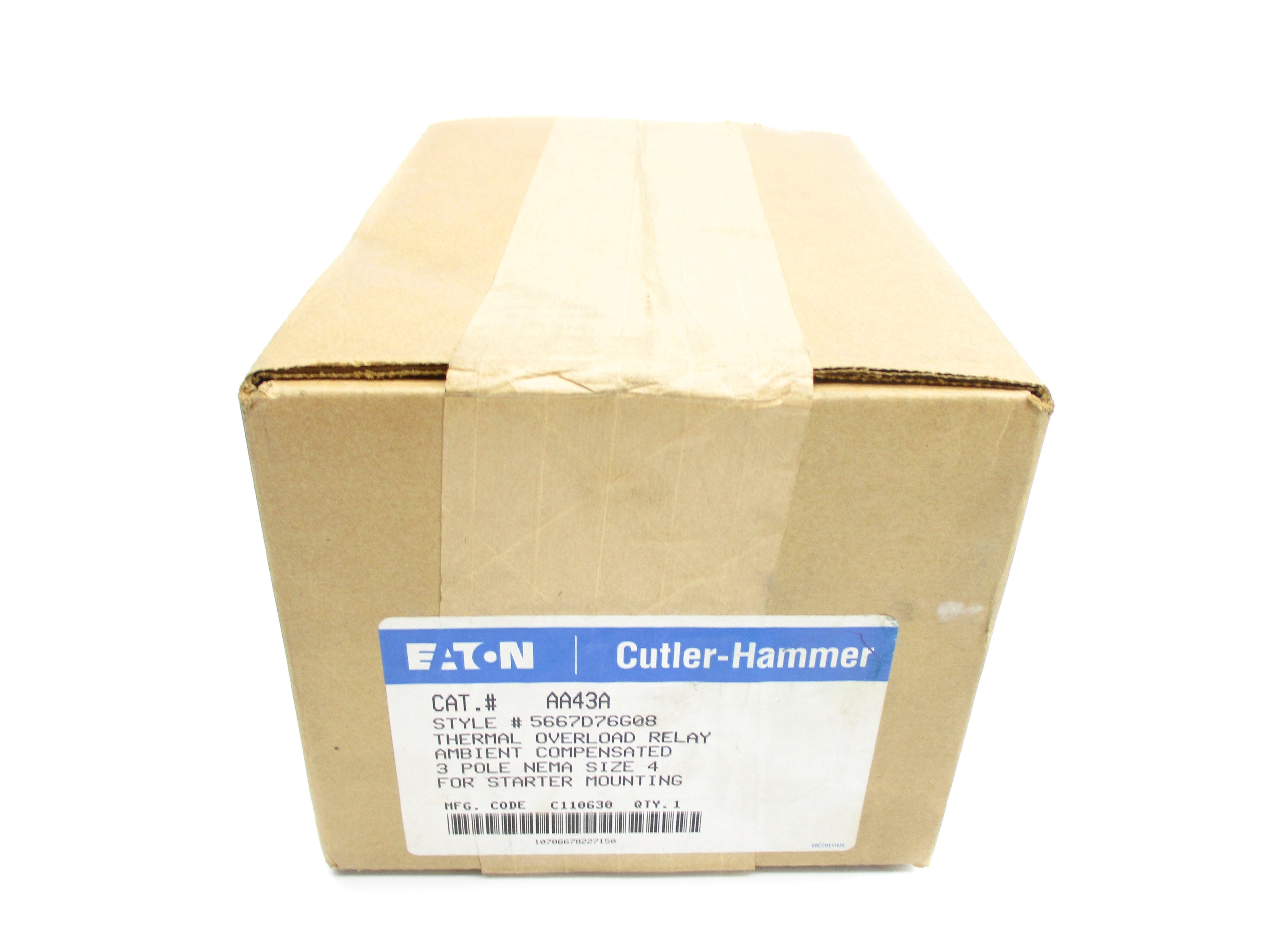 CUTLER HAMMER AA43A NSFS