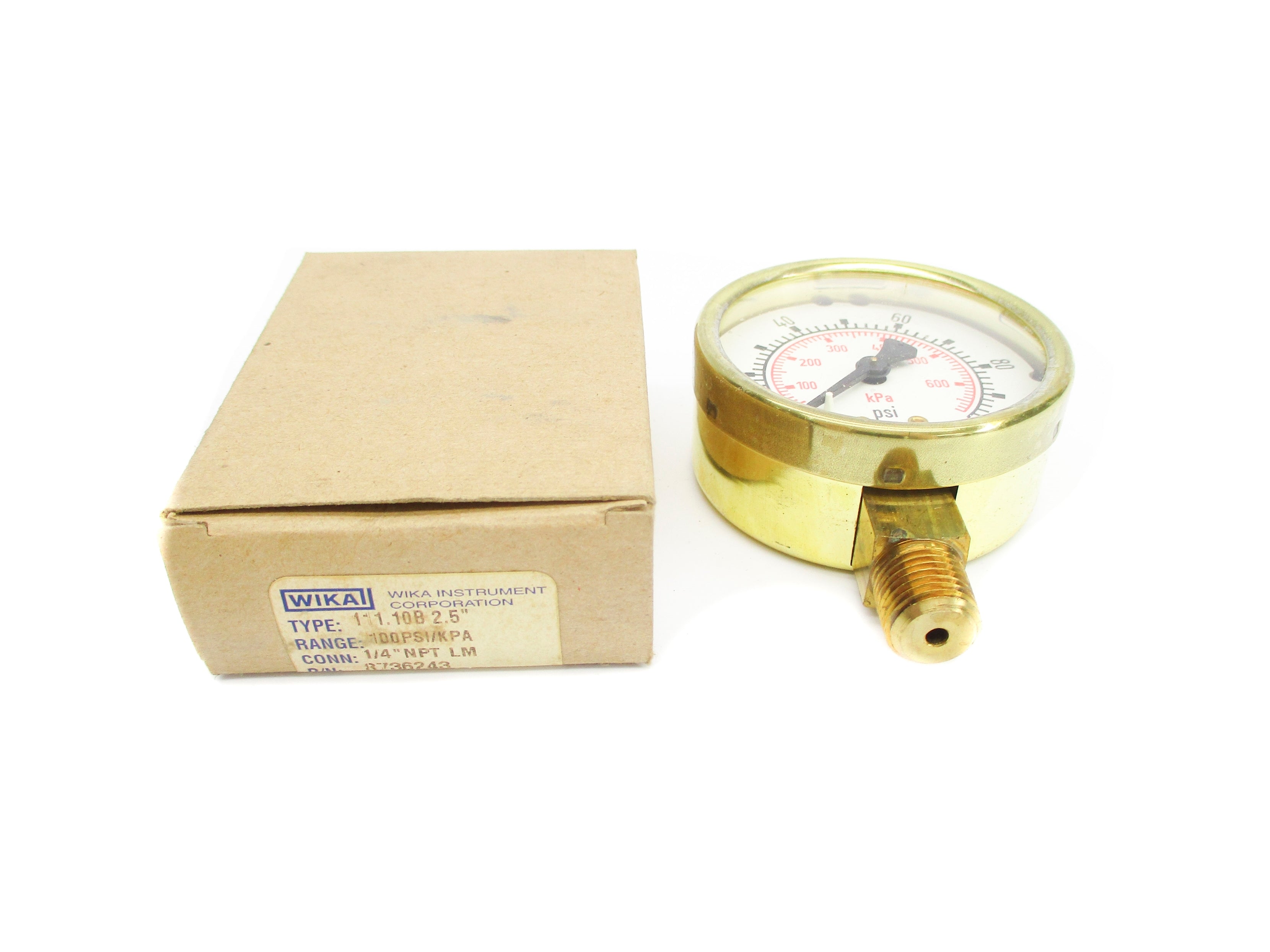 WIKA 8736243 0-100PSI NSMP