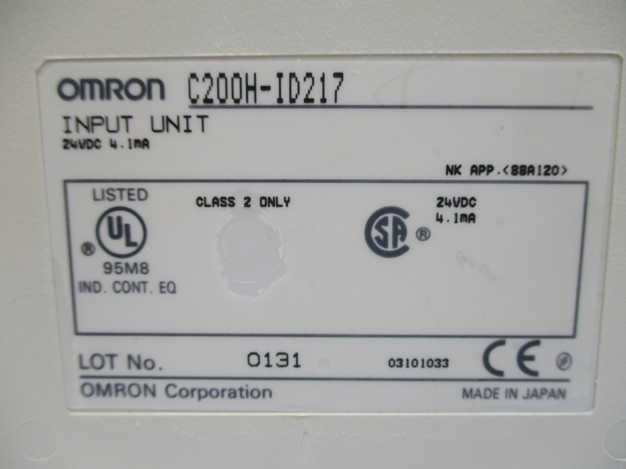 OMRON C200H-ID217 NSNP