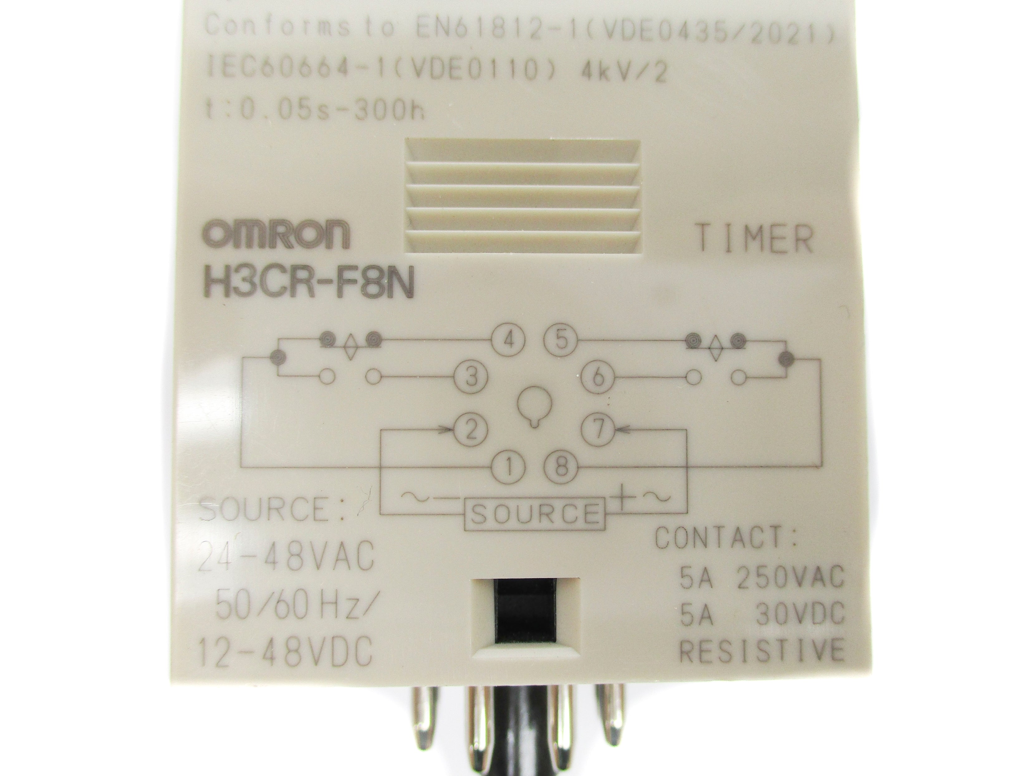 OMRON H3CR-F8N 24-48VAC 12-48VDC NSNP