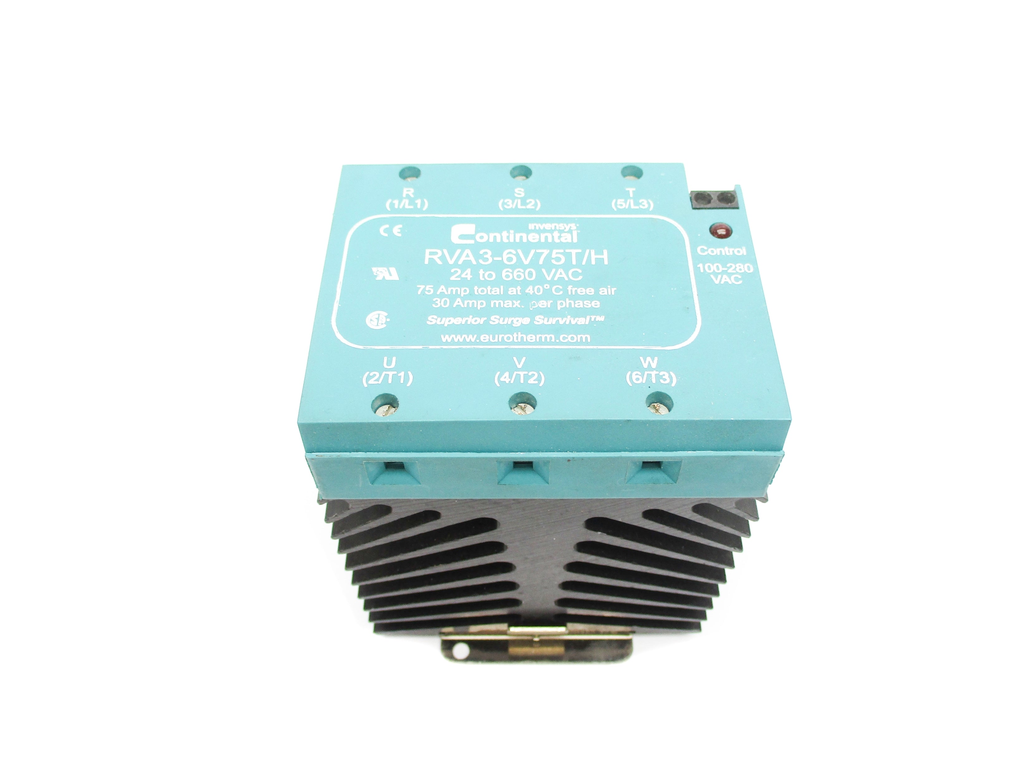CONTINENTAL RVA3-6V75T/H 100/280VAC 30A NSNP