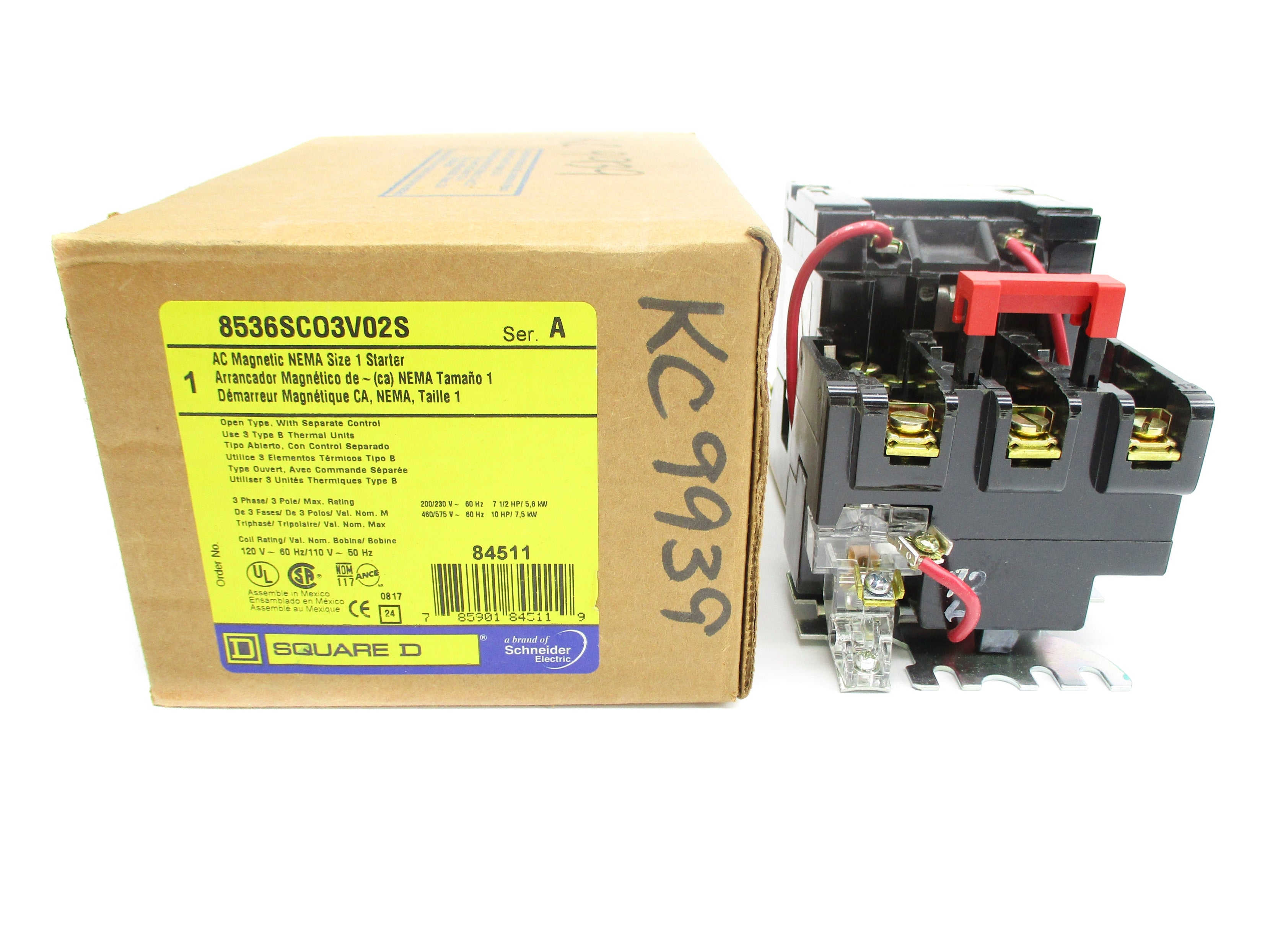SQUARE D 8536SC03V02S SER. A NSMP