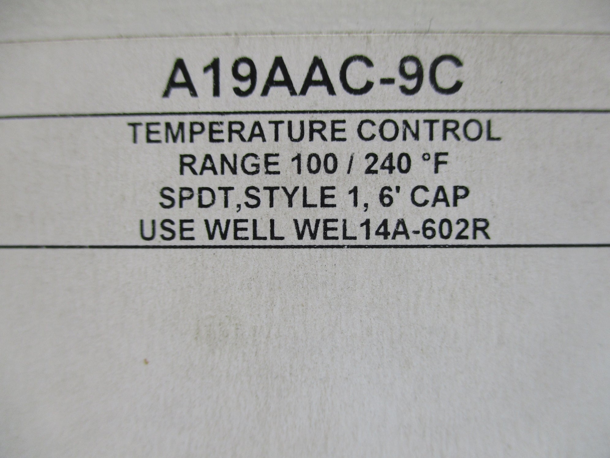 JOHNSON CONTROLS A19AAC-9C NSMP