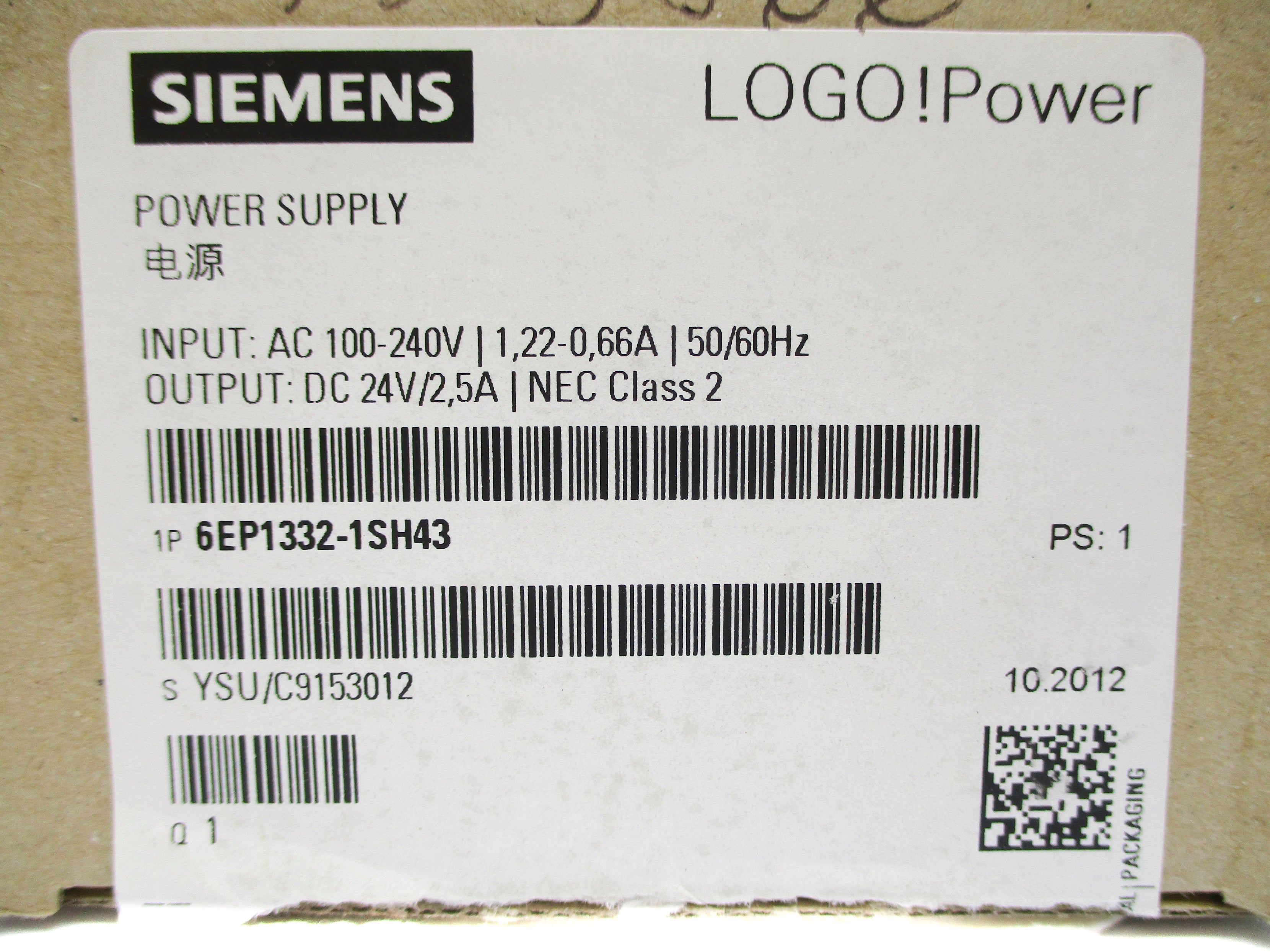 SIEMENS 6EP1332-1SH43 NSMP