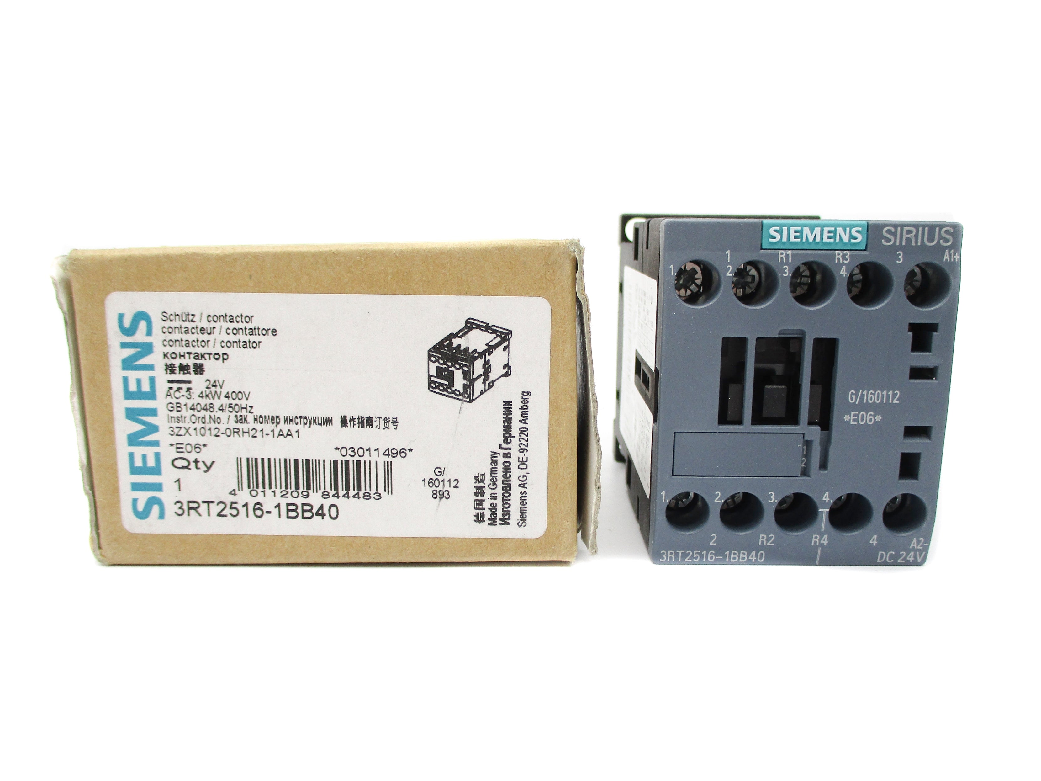 SIEMENS 3RT2516-1BB40 24VDC NSMP