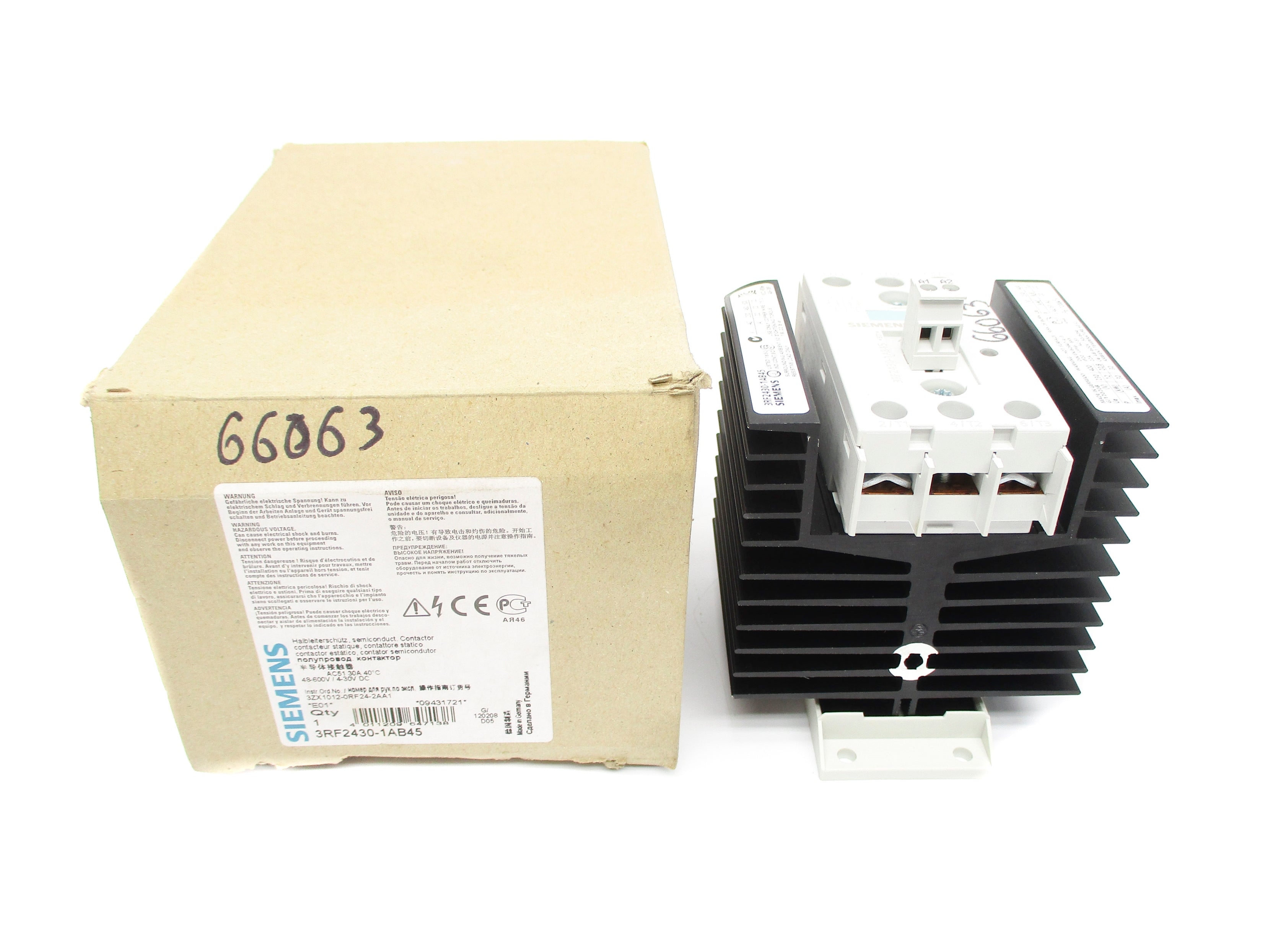 SIEMENS 3RF2430-1AB45 48-600V/4-30VDC NSMP