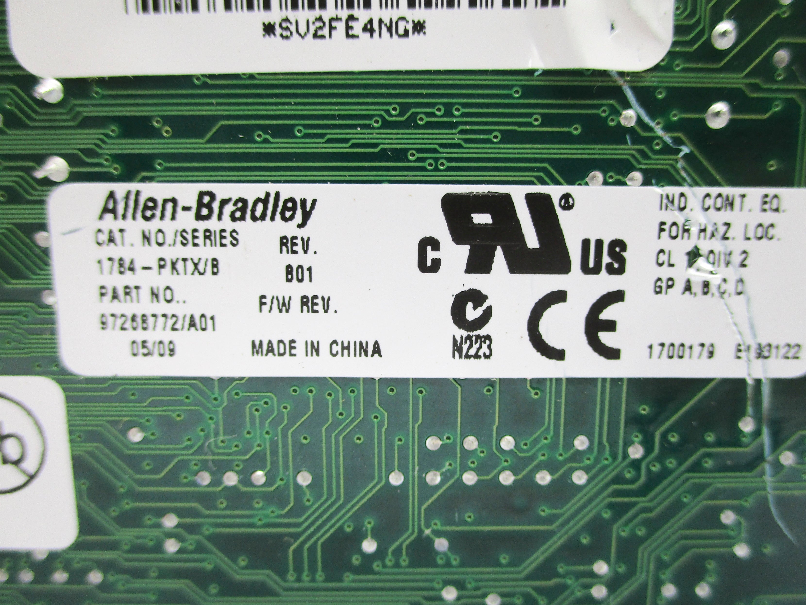 ALLEN BRADLEY 1784-PKTX SER. B NSNP