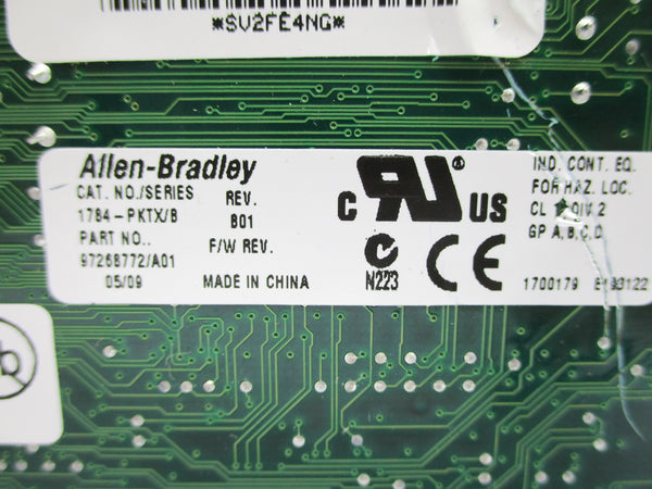 ALLEN BRADLEY 1784-PKTX SER. B NSNP