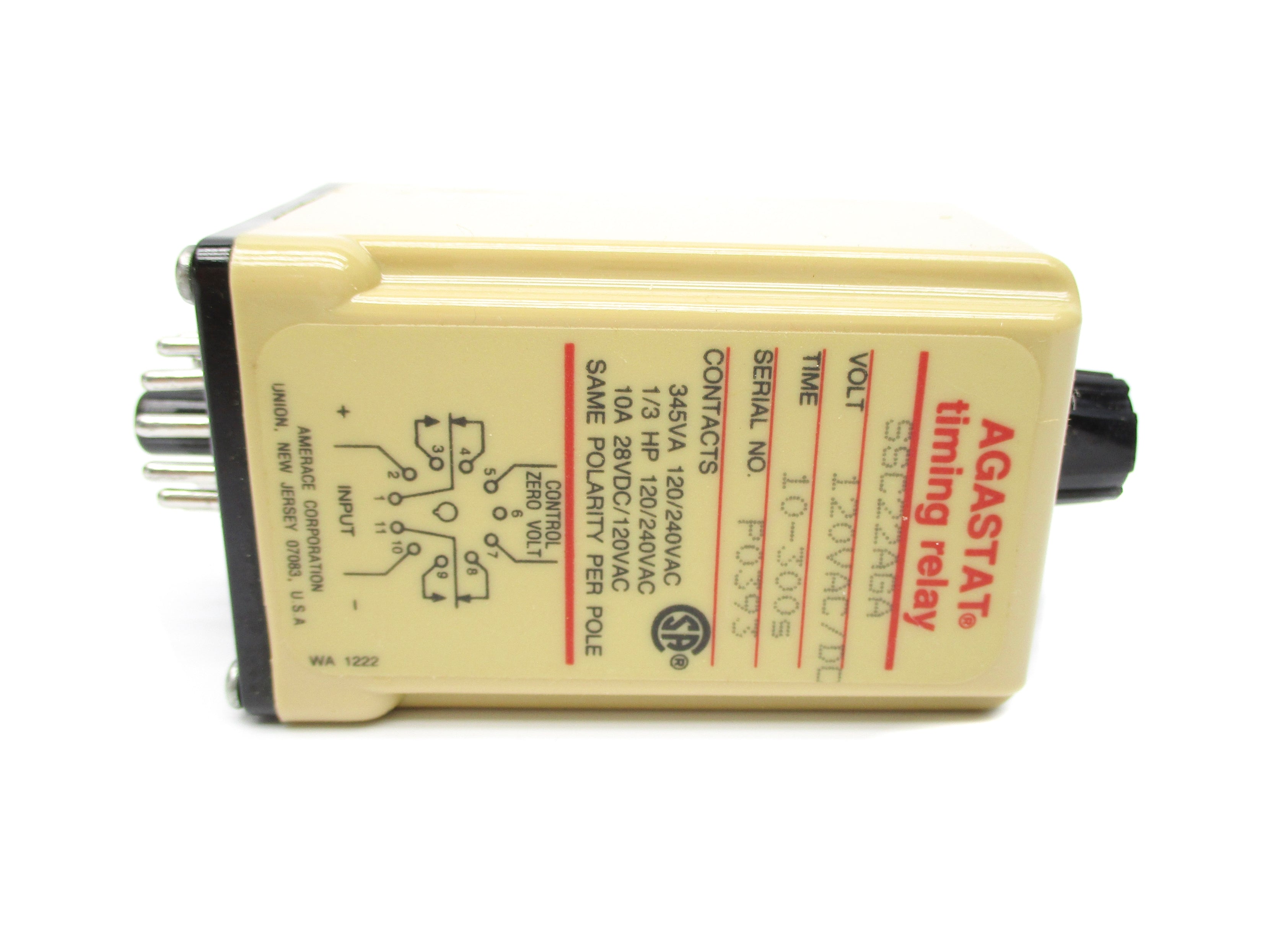 AGASTAT SSC22AGA 120VAC/DC NSMP