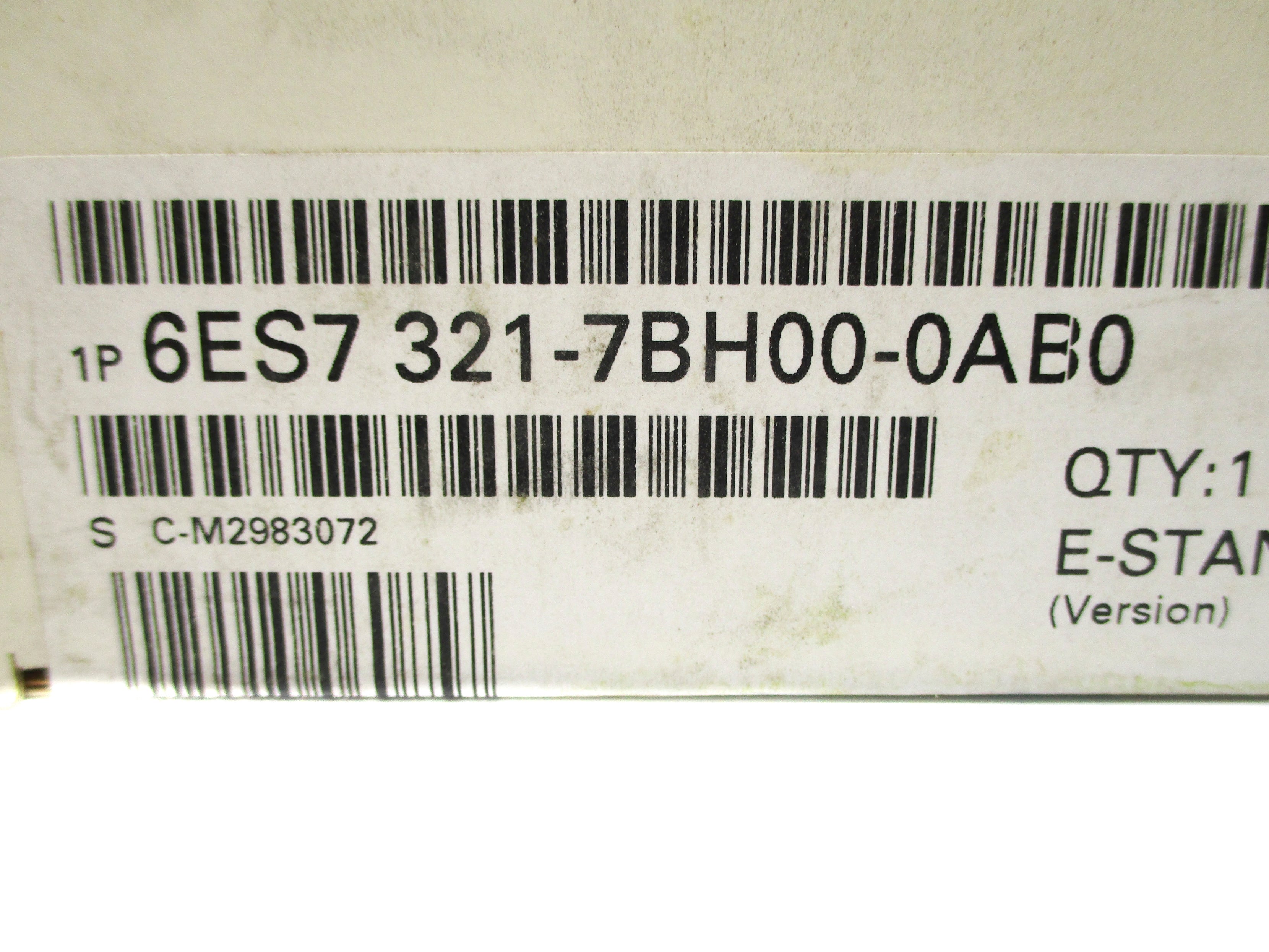 SIEMENS 6ES7321-7BH00-0AB0 NSFS