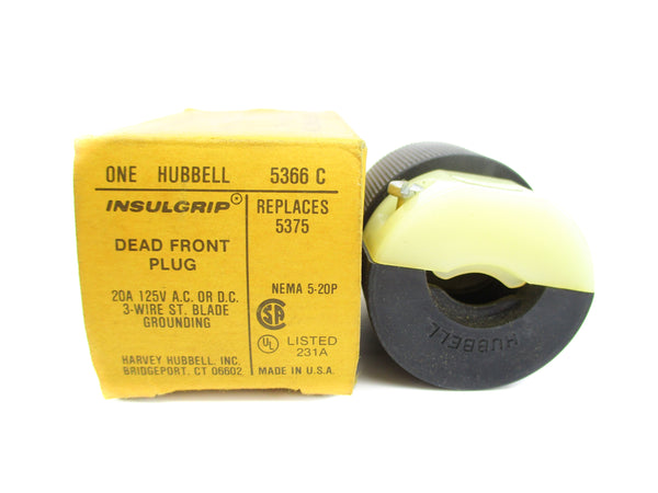 HUBBELL 5366C 125VAC/DC 20A NSMP