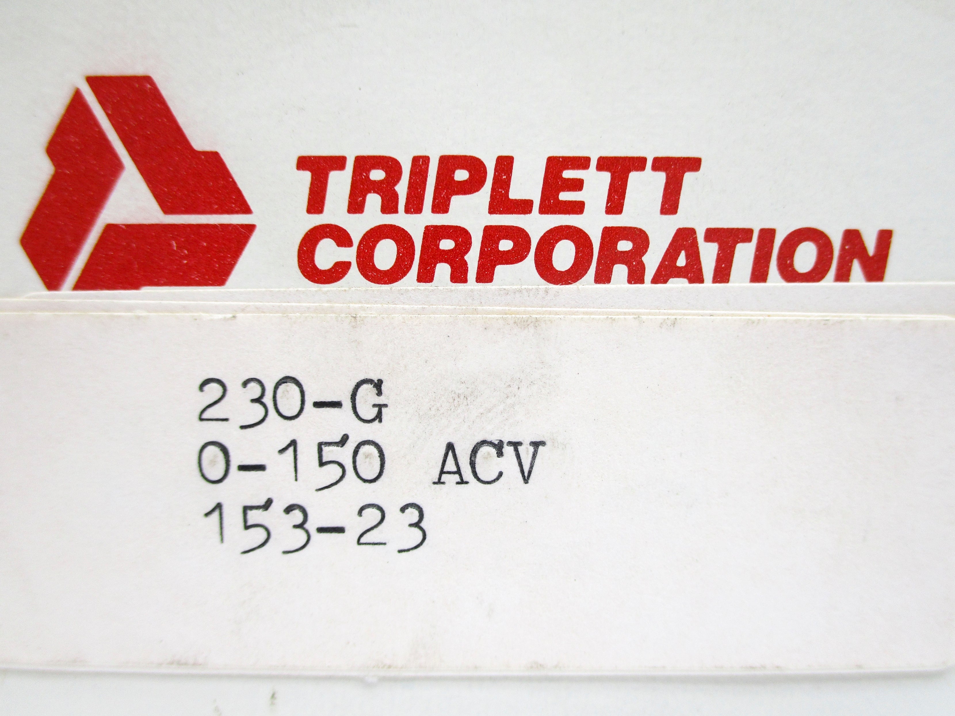TRIPLETT 230-G 0-150ACV NSMP