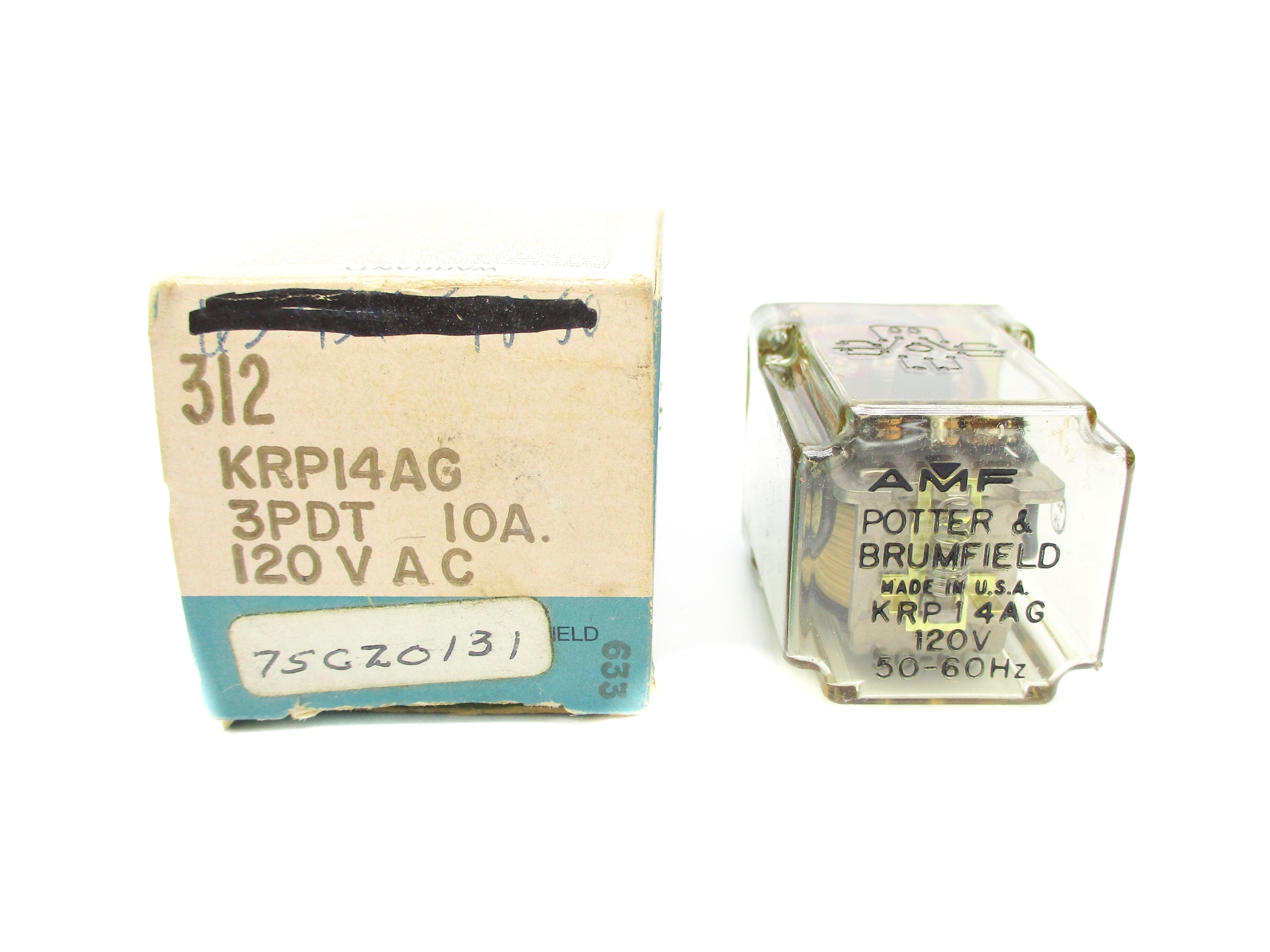 POTTER & BRUMFIELD KRP14AG 120VAC 10A NSMP