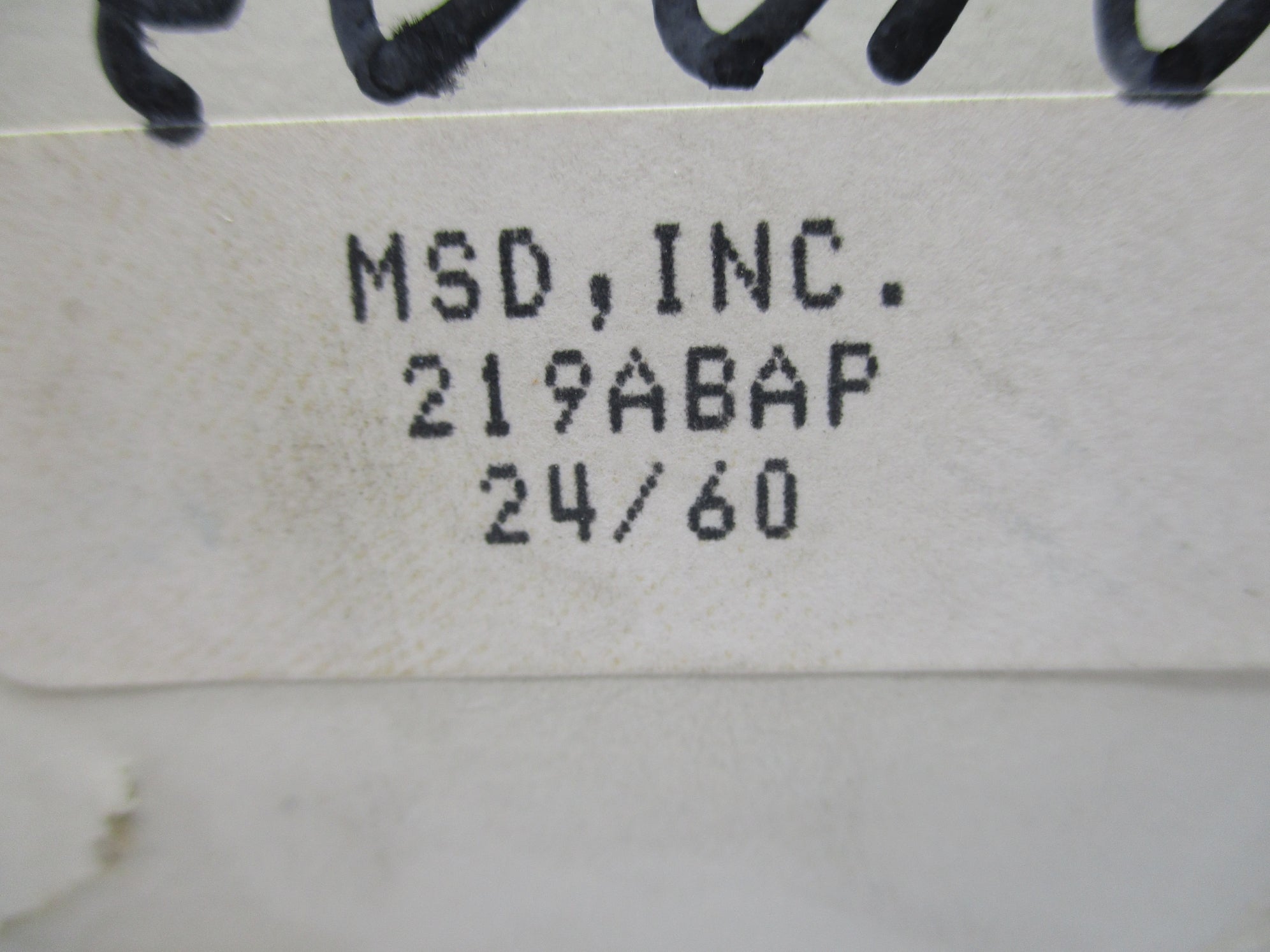 MSD 219ABAP 24V 10A NSMP